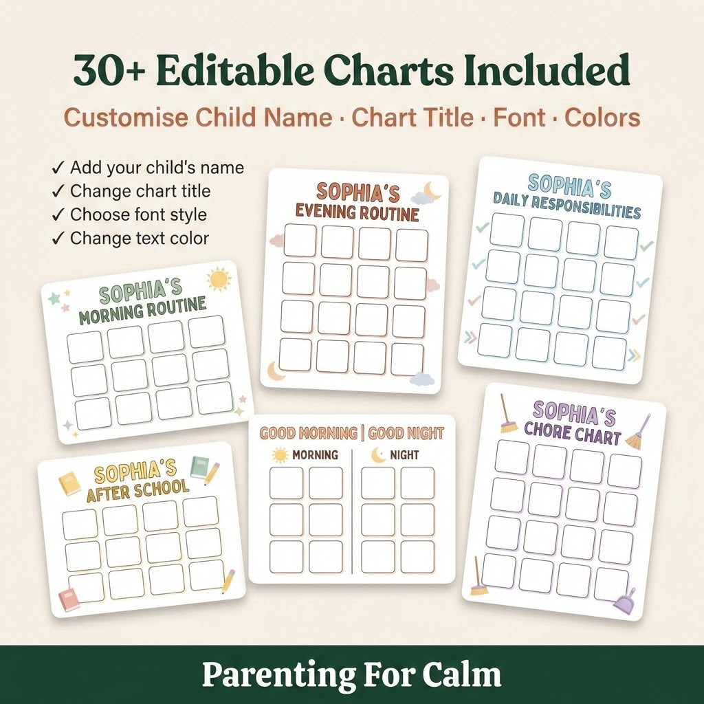 2,000+ Daily Routine Cards for Kids