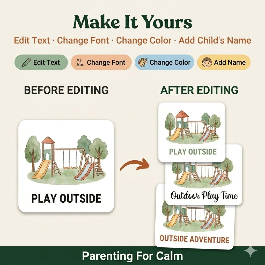 2,000+ Daily Routine Cards for Kids